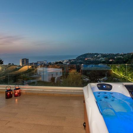 Апартаменты Flyviewflatsgold Privatehottub With Seaview Иксиа Экстерьер фото